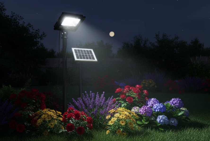 Proiector Solar Innova 200W , IP66 , Indicator Batarie , Telecomanda , 6500k