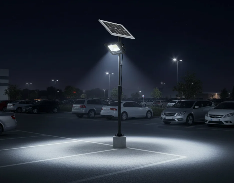 Proiector Solar Innova 200W , IP66 , Indicator Batarie , Telecomanda , 6500k