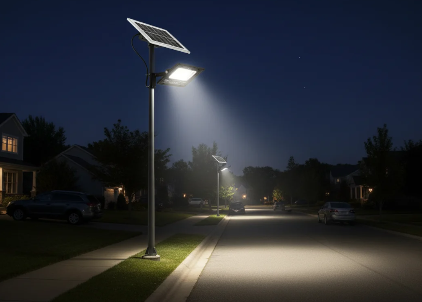 Proiector Solar Innova 200W , IP66 , Indicator Batarie , Telecomanda , 6500k