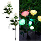 Set 2 x Lampi Solare Trandafir cu 3 Flori LED – Decor Elegant de Gradina, Tarus si Panou Solar