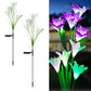 Set 2 Lampi Solare Crini Decorative, 70cm, IP66, LED cu Senzor Lumina
