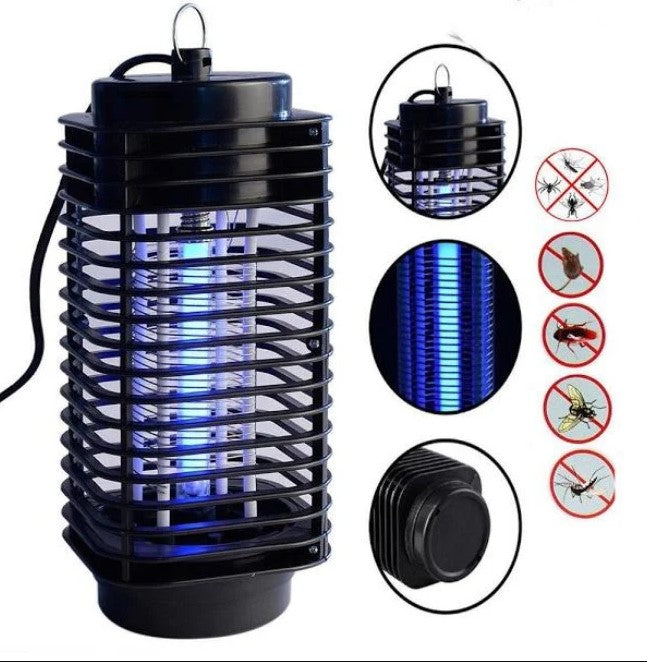 Set 2x aparat electric antiinsecte tip felinar hexagon, lampa UV , USB