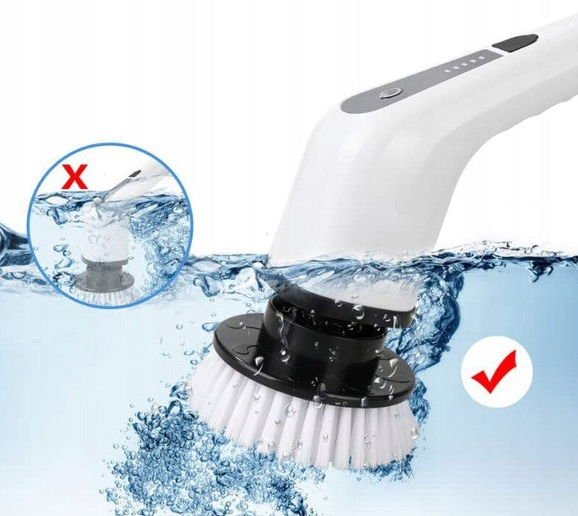 Perie electrica de curatare, rotativa, 7 in 1, 25 W, 7 capete de perie