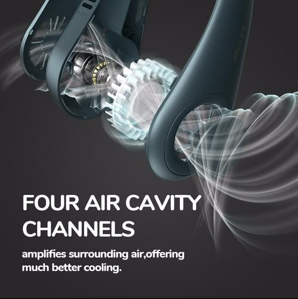 Ventilator de gat reincarcabil in forma de U