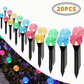 Lampa Solara de Gradina "Crystal Bubble" cu 20 bulbi LED Waterproof
