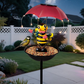 Lampa Solara Decorative cu Hrănitoare pentru Păsări, Model Albinuță sau Broscuță
