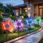 Lampa LED Fluture RGB, Montaj pe Perete sau în Sol, IP65, 5W, 37 cm, 4 Culori