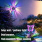 Lampa LED Fluture RGB, Montaj pe Perete sau în Sol, IP65, 5W, 37 cm, 4 Culori