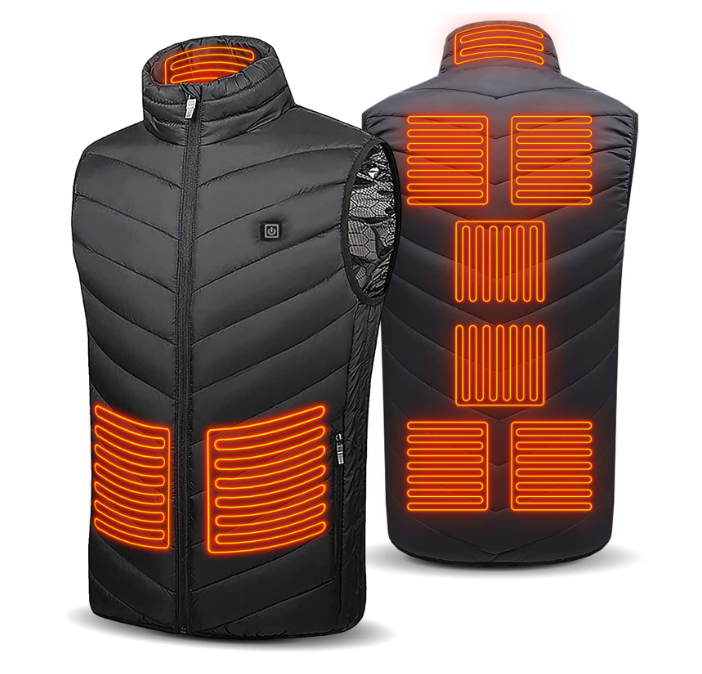 Vesta unisex cu incalzire , 3 niveluri diferite de temperatura, cablul USB incorporat