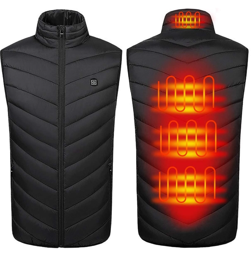 Vesta unisex cu incalzire , 3 niveluri diferite de temperatura, cablul USB incorporat