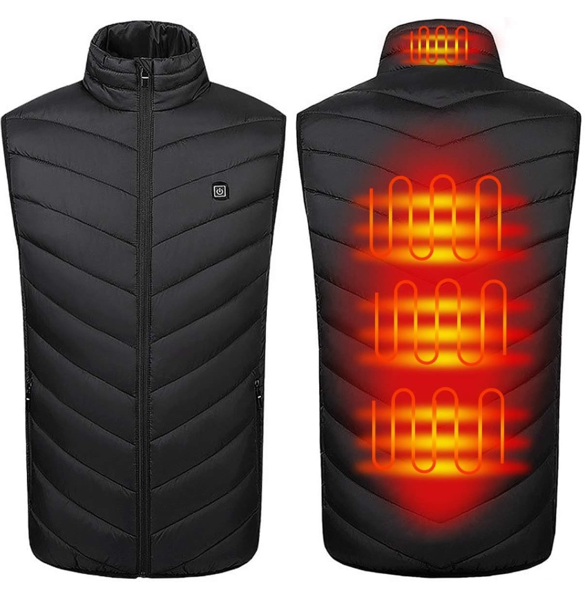 Vesta unisex cu incalzire , 3 niveluri diferite de temperatura, cablul USB incorporat