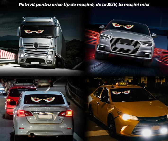 Panouri LED Matrix Auto , lumini LED, model cu ochi, iluminare puternica