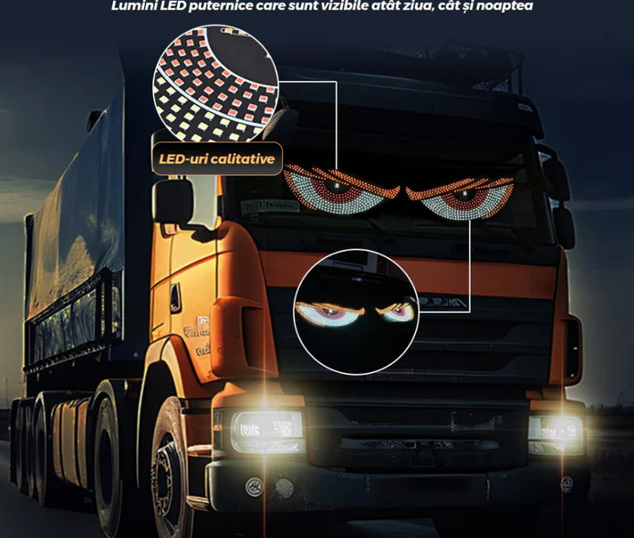 Panouri LED Matrix Auto , lumini LED, model cu ochi, iluminare puternica