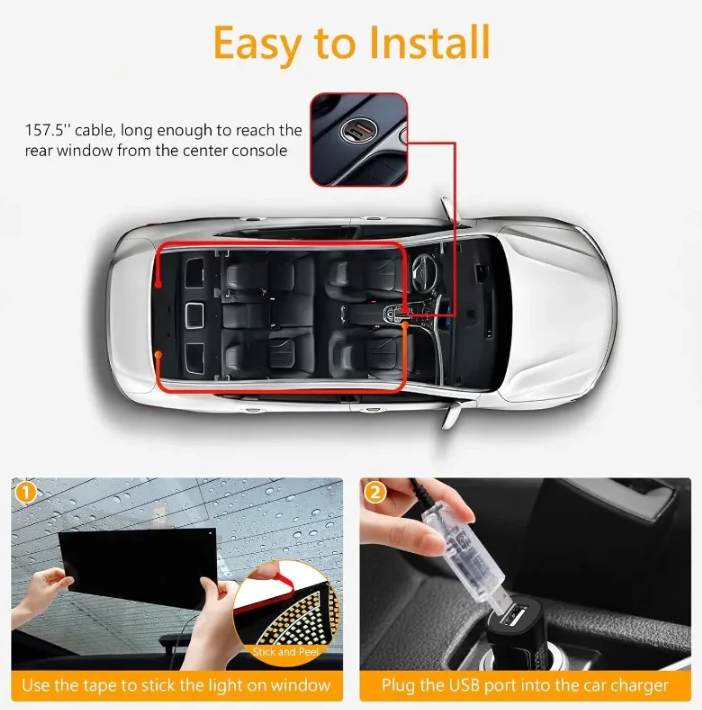 Panouri LED Matrix Auto , lumini LED, model cu ochi, iluminare puternica