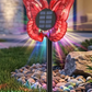 Lampa LED Fluture RGB, Montaj pe Perete sau în Sol, IP65, 5W, 37 cm, 4 Culori