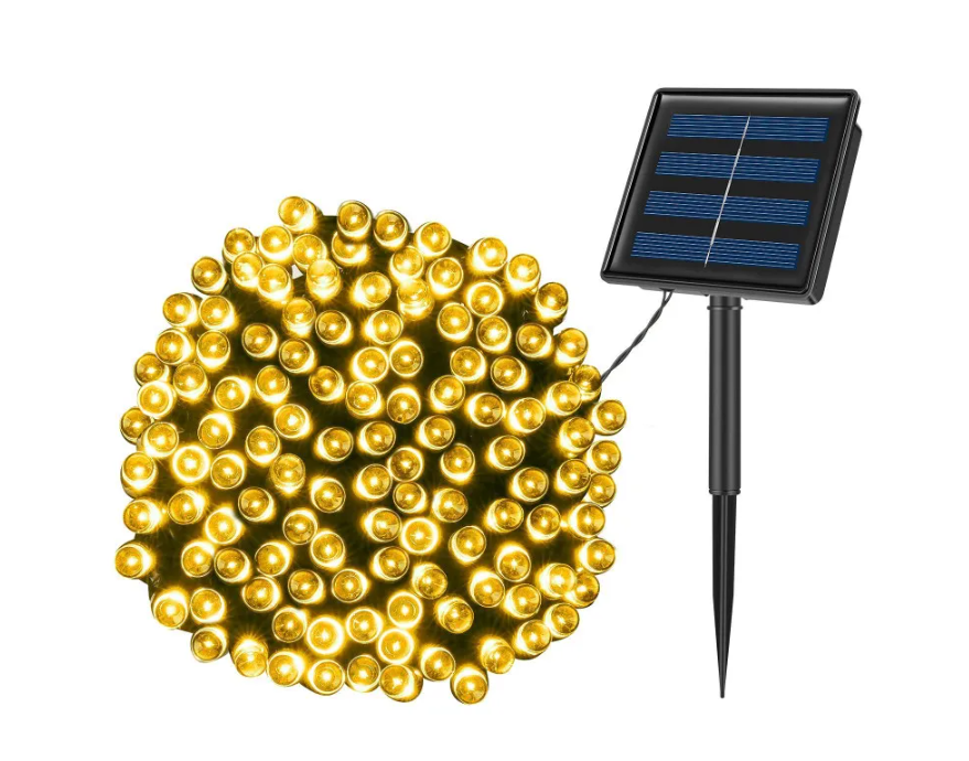 Instalatie solara 100 LED - Multicolor / Alb Rece / Alb Cald
