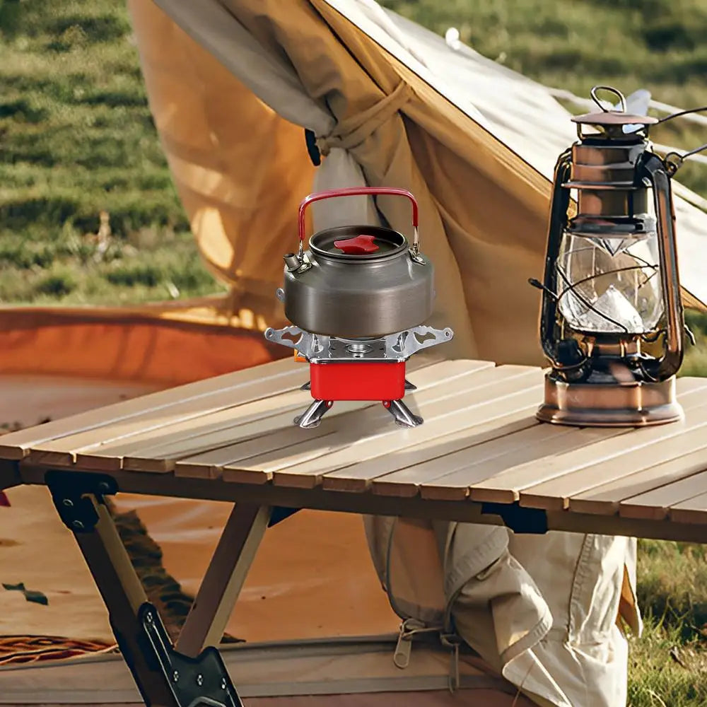 Aragaz portabil camping, aprindere automata + Butelie