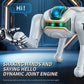 Caine Robot Inteligent Bionic cu Control Vocal si Telecomanda, Jucarie Interactiva, Dans, Programare, Rostogoliri 360° si Acrobatii