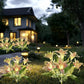 Set 2x Lampa Solara cu 5 flori, iluminare LED, IP66, panou solar integrat