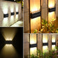Set lampa solara bidirectionala 10 LED - Alb cald