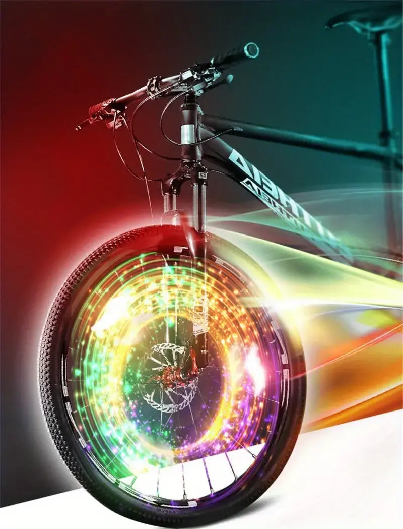 Set LED RGB pentru roata de bicicleta