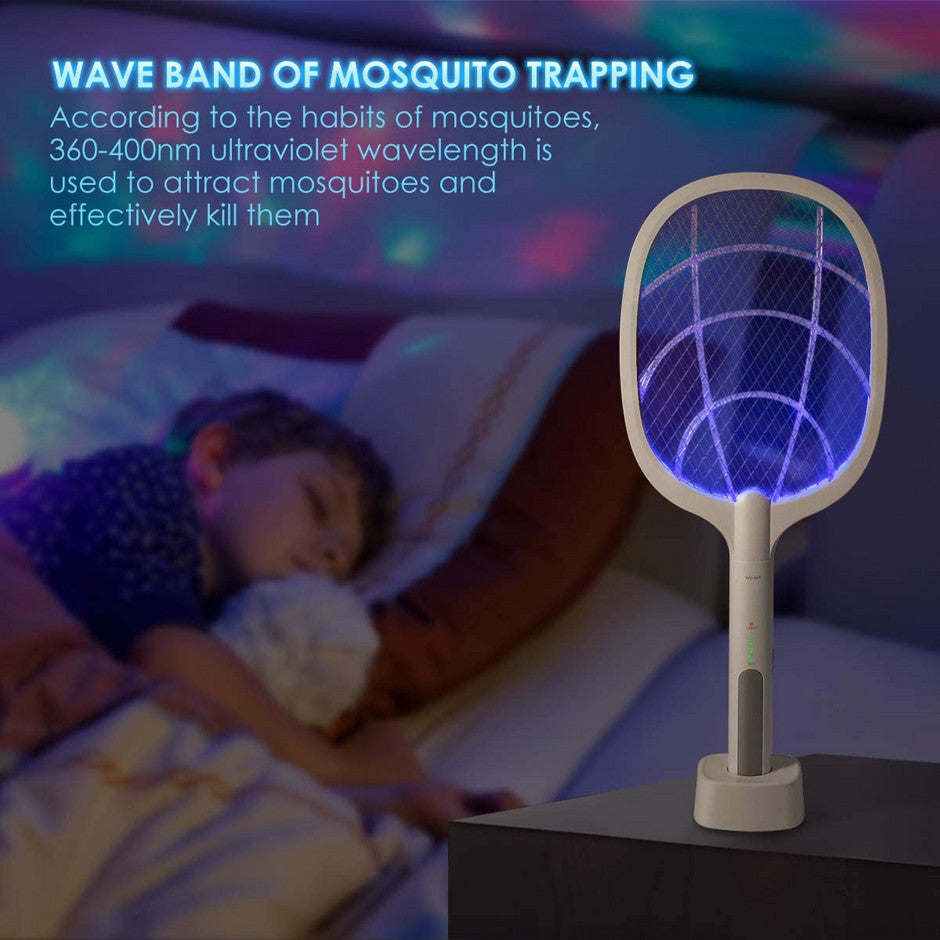 Paleta electrica anti-insecte cu lampa UV