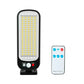Lampa Solara Exterior IP65 Profesionala, 100LED, Senzor Miscare, Telecomanda