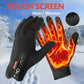Manusi termoizolante, compatibile TouchScreen, Portocaliu